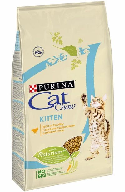 Лот: 13332494. Фото: 1. Сухой корм Cat Chow kitten для... Корма
