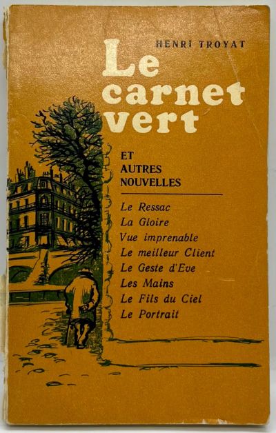 Лот: 23537167. Фото: 1. 📙 Henri Troyat. Le carnet vert... Художественная