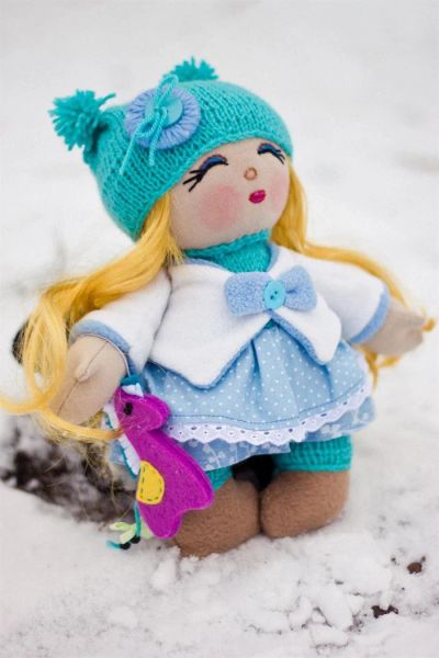 Лот: 3439207. Фото: 1. Милая куколка. Подарки на Новый год