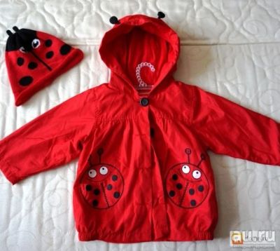 Лот: 8543986. Фото: 1. Ветровка Божья коровка Bobbogi. Верхняя одежда
