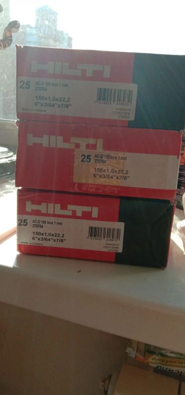 Лот: 15783765. Фото: 1. Круги отрезные Hilti. Расходные материалы, сменные насадки