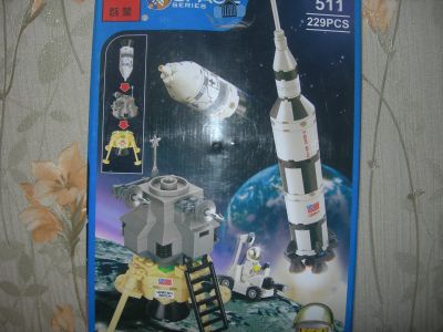 Лот: 18365954. Фото: 1. Конструктор Qman Space 511 Лунная... Конструкторы