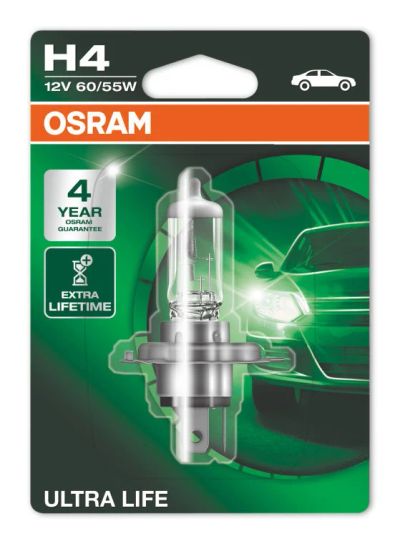 Лот: 11304751. Фото: 1. Osram H4 Ultra Life 64193ULT-01B. Оптика и освещение