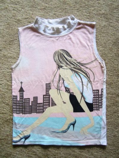Лот: 4030823. Фото: 1. футболка для девочки (х\б стрейч... Рубашки, блузки, водолазки