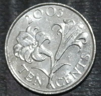 Лот: 19992526. Фото: 1. Экзотика с рубля (21707) Бермуды. Остальные страны