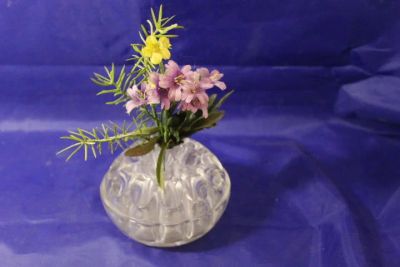 Лот: 16517970. Фото: 1. Хрустальная Вазочка для цветов... Искусственные и сувенирные цветы