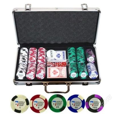 Лот: 1573121. Фото: 1. покерный набор wpt 300. новый. Сувенирные наборы