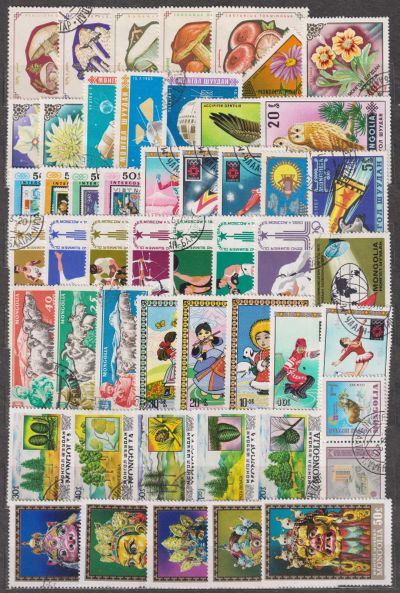 Лот: 24571922. Фото: 1. Почтовые марки Азии по 50 шт... Марки
