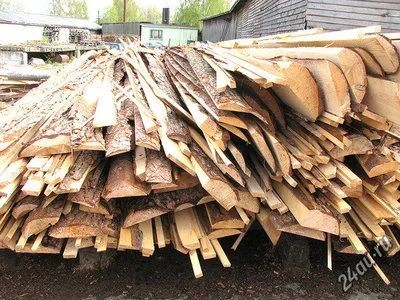 Лот: 6017137. Фото: 1. Горбыль пиленный сухой. Другие (дрова, топливо)