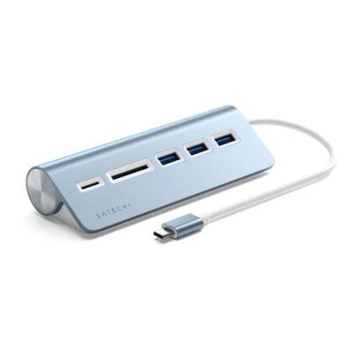 Лот: 21574409. Фото: 1. USB-хаб Satechi USB-C Aluminum... USB хабы