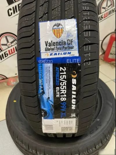 Лот: 20076522. Фото: 1. шины 215/55 R18 Sailun Atrezzo... Шины