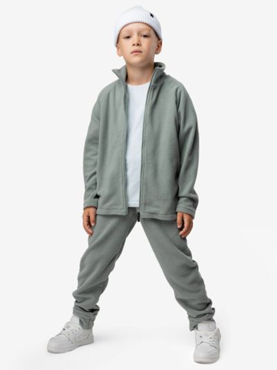 Лот: 23595050. Фото: 1. Костюм флисовый bodo, Зеленый. Спортивные костюмы