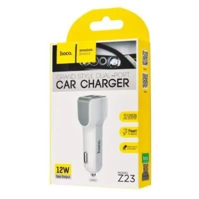 Лот: 25800300. Фото: 1. АЗУ HOCO Z23 USB dual port 2.4A... Зарядные устройства, блоки питания, адаптеры сетевые для смартфонов
