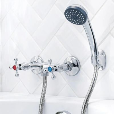 Лот: 24668842. Фото: 1. Смеситель для душа, РМС, с кран-буксой... Смесители