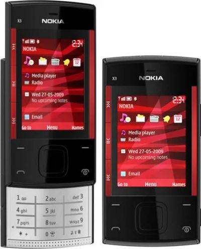 Лот: 2985297. Фото: 1. Nokia X3. Кнопочные мобильные телефоны