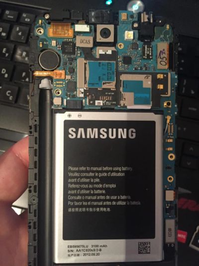 Лот: 7231784. Фото: 1. Системная плата Samsung note 2... Микросхемы и платы