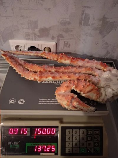 Лот: 9405756. Фото: 1. Краб Камчатский крупный. Икра, рыба, морепродукты