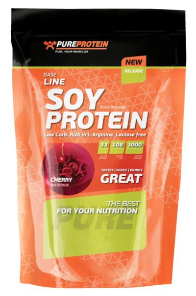 Лот: 4391084. Фото: 1. Протеин соевый "Soy Protein" PureProtein. Спортивное питание, витамины