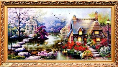 Лот: 8914504. Фото: 1. Набор для вышивки крестом. Вышивание