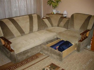 Лот: 1635252. Фото: 1. Продается диван угловой. Кресла, пуфы