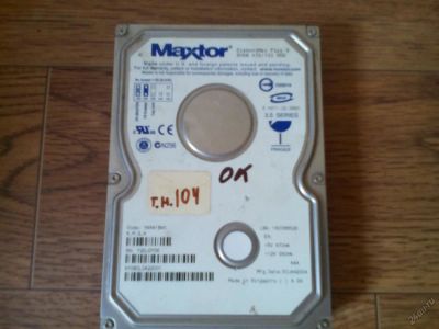 Лот: 5704158. Фото: 1. Жесткий диск IDE Maxtor 80GB. Жёсткие диски (HDD)