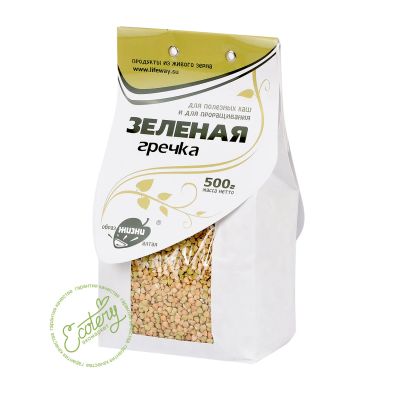 Лот: 15999298. Фото: 1. Зелёная гречка "Образ жизни Алтая... Крупы, сыпучие продукты