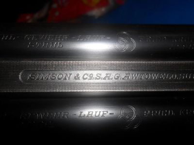 Лот: 4596239. Фото: 1. Simson co. s.a.g. awtowelo suhl. Охотничье оружие