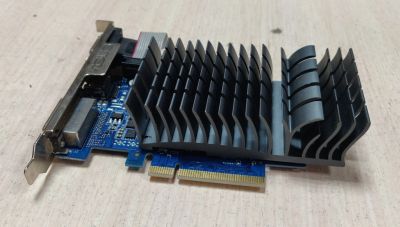Лот: 20743130. Фото: 1. Видеокарта ASUS 710-2-SL/2Gb/DVI... Видеокарты