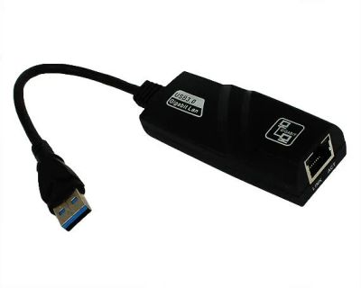 Лот: 19891940. Фото: 1. Адаптер USB 3.0 (M) - RJ45 (F... Дата-кабели, переходники