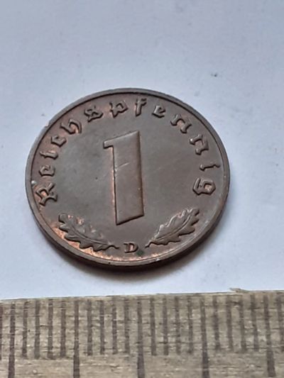 Лот: 25413161. Фото: 1. (№18385) Германия 1 Пфенинг 1939... Германия и Австрия