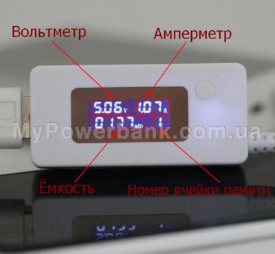 Лот: 6642866. Фото: 1. USB-тестер KCX-017 для измерения... Контрольно-измерительное оборудование