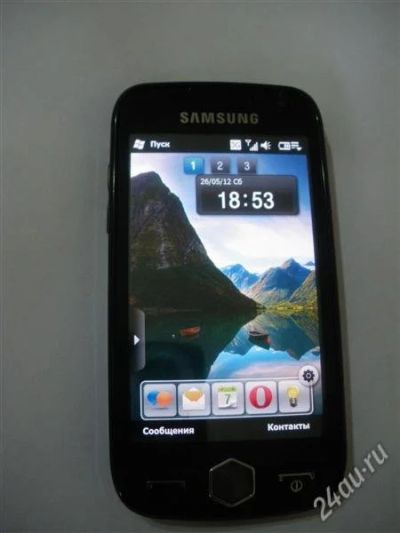 Лот: 2345780. Фото: 1. SAMSUNG GT-I8000 WITU AMOLED обмен. Смартфоны
