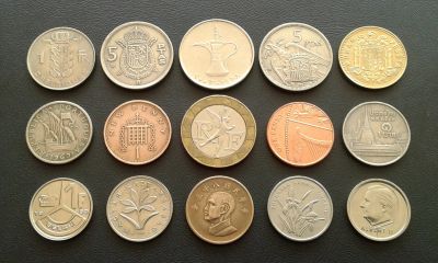 Лот: 17201992. Фото: 1. 15 иностранных монет - одним лотом... Европа