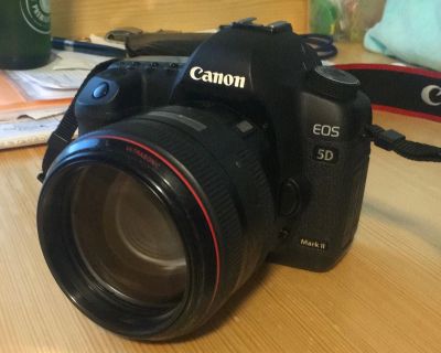 Лот: 23422331. Фото: 1. Canon 5D mark ll Canon EF 85 mm... Цифровые зеркальные