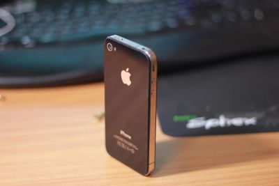 Лот: 4706863. Фото: 1. Apple iPhone 4 16GB. Черный. Оригинальный... Смартфоны