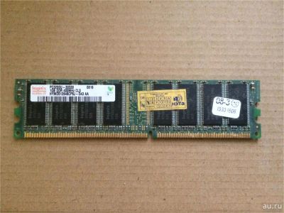 Лот: 8036871. Фото: 1. Hynix pc3200u 1gb ddr 400mhz. Оперативная память