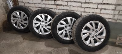 Лот: 18331859. Фото: 1. Колёса 195/65/15 Hyundai Elantra... Шины на дисках