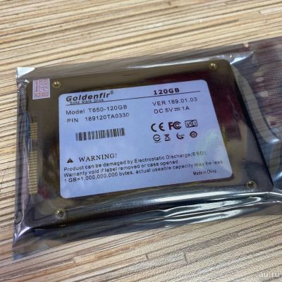 Лот: 17649571. Фото: 1. Твердотельный накопитель SSD GoldenFir... SSD-накопители
