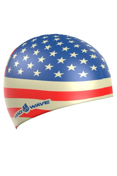 Лот: 22353657. Фото: 1. Силиконовая шапочка Mad Wave USA... Плавание