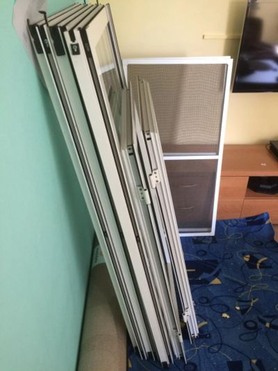 Лот: 8025331. Фото: 1. Раздвижные балконные окна + боковые... Окна, балконы
