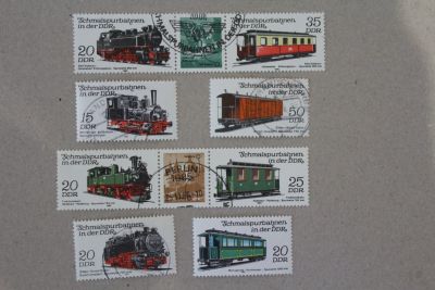 Лот: 24899894. Фото: 1. Марки ГДР 1980 года. Железнодорожный... Марки