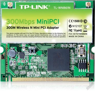 Лот: 5542426. Фото: 1. Сетевая карта WI-FI miniPCI TP-Link... Сетевые карты