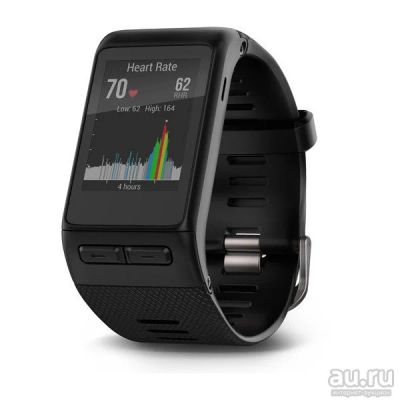 Лот: 9070884. Фото: 1. Garmin Vivoactive HR ref Черный... Смарт-часы, фитнес-браслеты, аксессуары