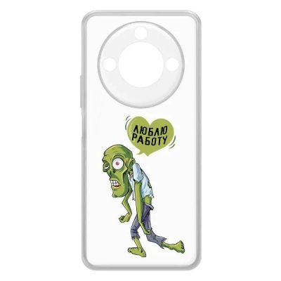 Лот: 25086734. Фото: 1. Чехол Krutoff Clear Case "Люблю... Чехлы, бамперы