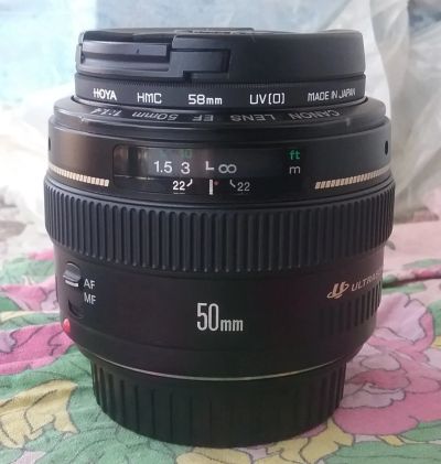 Лот: 16774723. Фото: 1. Canon EF 50mm 1.4 USM. Объективы