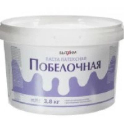 Лот: 16980290. Фото: 1. Паста Бытхим латексная побелочная... Краски, лаки, растворитель