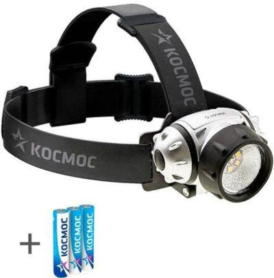 Лот: 25796732. Фото: 1. Фонарь налобный КОСМОС H19LED... Другое (бытовая техника)