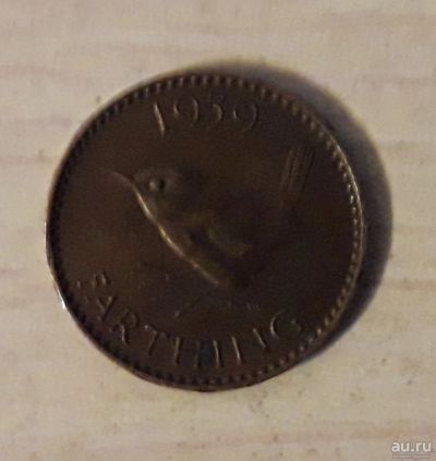 Лот: 13245737. Фото: 1. великобритания.1 фартинг.1939год. Великобритания и острова