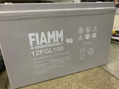 Лот: 16311379. Фото: 1. Аккумулятор AGM Fiamm 100Ан. Аккумуляторы