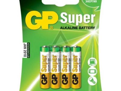 Лот: 20989601. Фото: 1. Алкалиновые батарейки GP Super... Разное